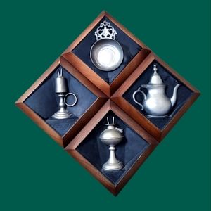 Vintage 1960s syroco wall hangings